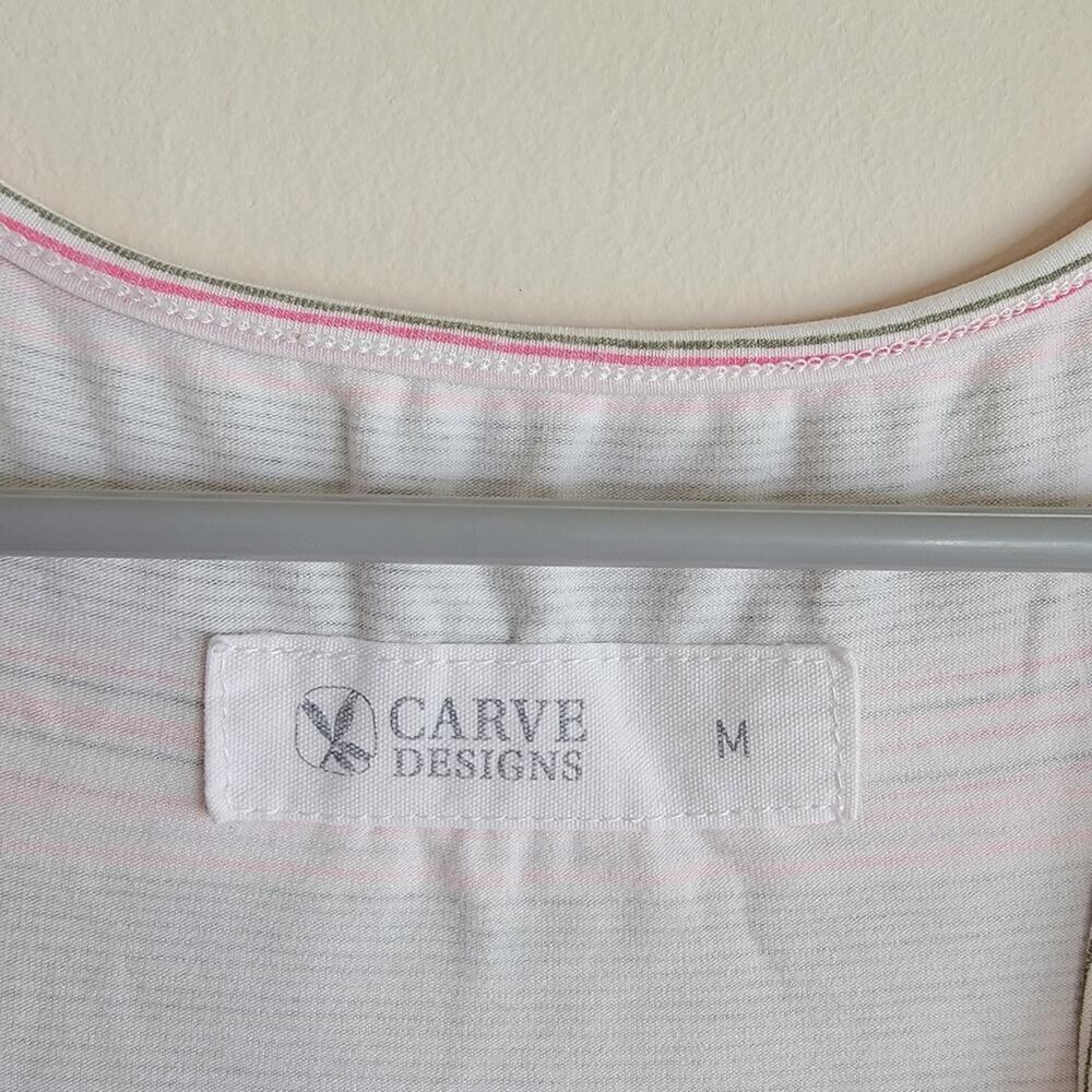 Carve Designs Striped Racerback Tank Top‎ - Picture 3 of 3
